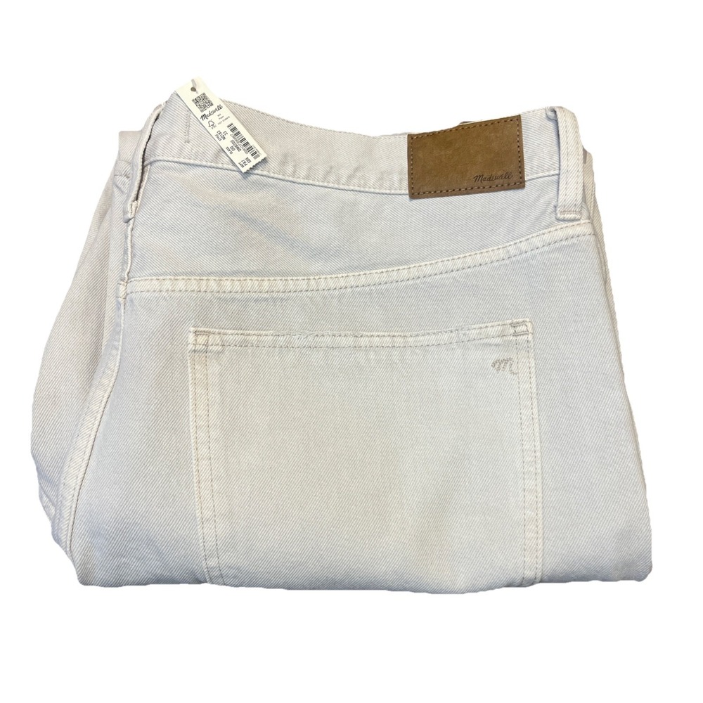 NWT Women's Madewell W 33 Low Slung Straight Mix Paper Jeans